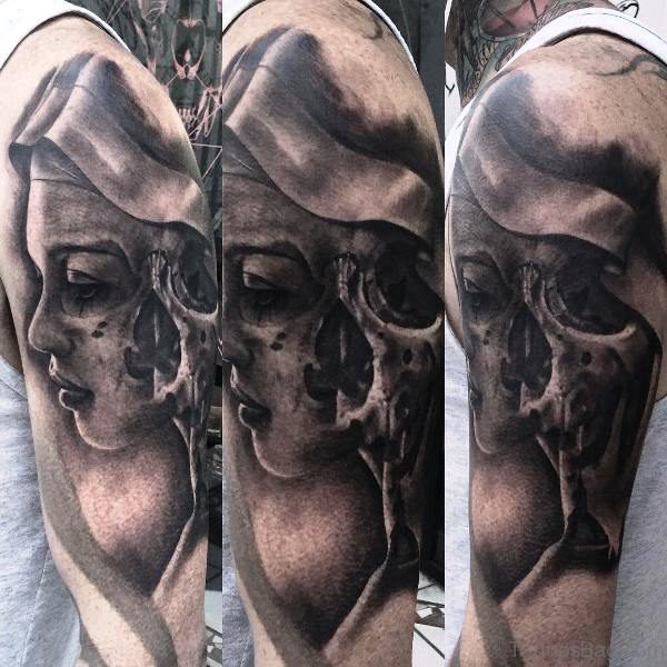 Lady Skull Tattoo