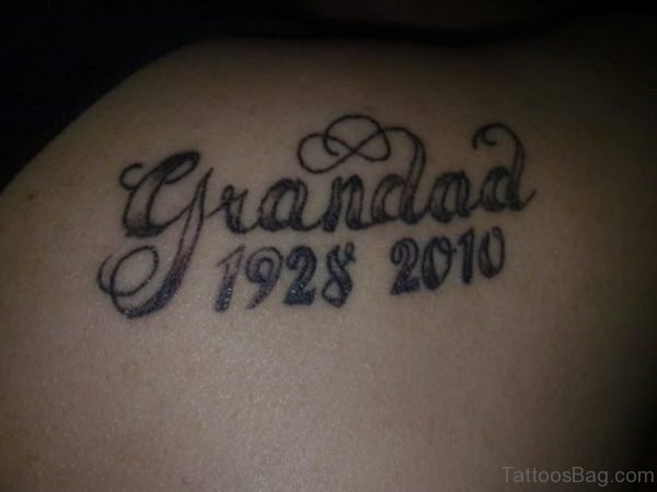 Large Grandad Tattoo