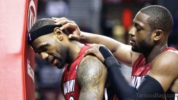 Lebron James Left Shoulder Tattoo