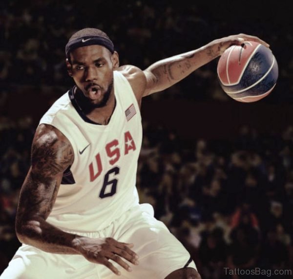 Lebron Shoulder Tattoo