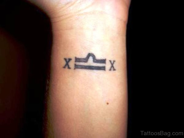 Libra Wrist Tattoo