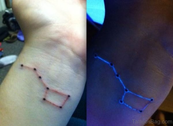 Light Constellation Wrist Tattoo