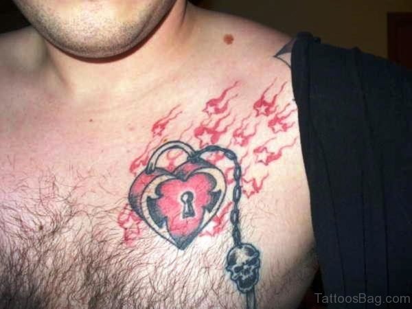 Lock Heart Tattoo