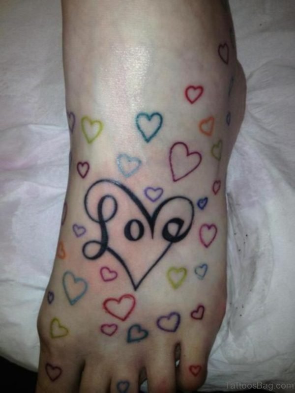 Love And Heart Tattoo