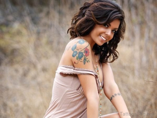 Lovely Colorful Tattoo For Women
