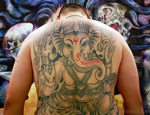 Lovely Ganesha Tattoo 