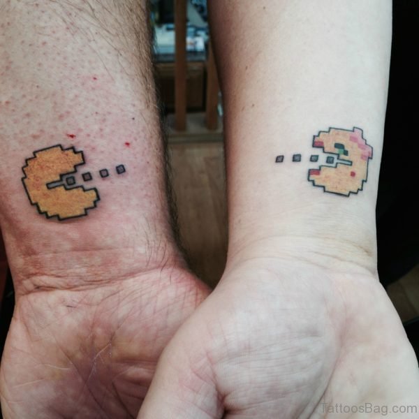 Lovely Pack Wrist Tattoo
