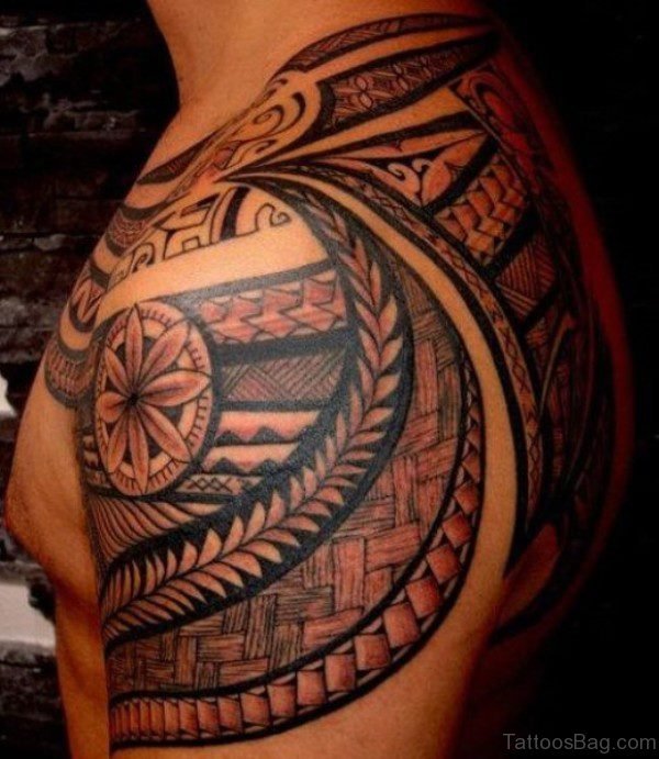 MIxed Tribal Geometric Tattoo