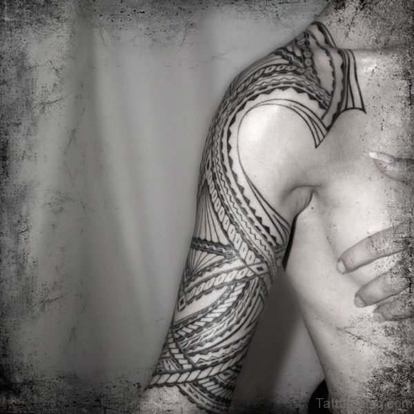 Machine Desing Samoan Tattoo
