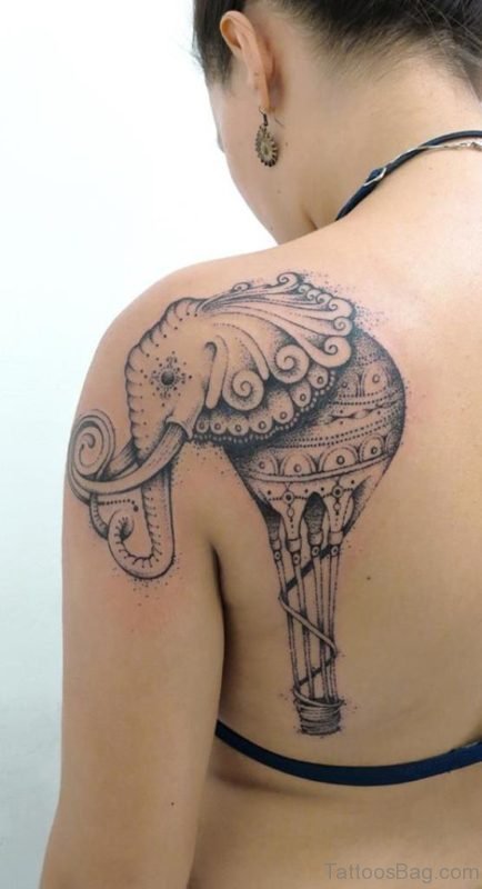 Mandala Elephant Tattoo