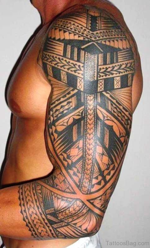 Maori Shoulder Tattoo