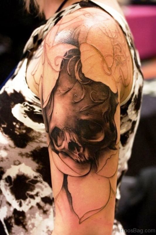 Marvelous Skull Tattoo