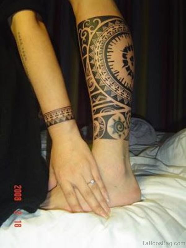 Matching Tribal Tattoo