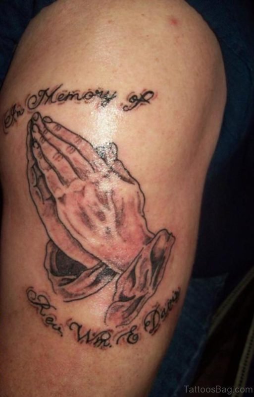 Memorial Gods Hands Tattoo