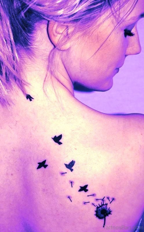 Mind Blowing Dandelion Tattoo Design