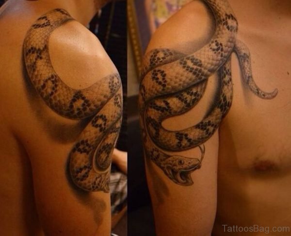 Mind Blowing Snake Tattoo 