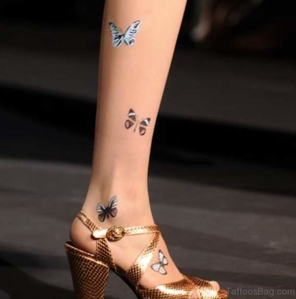 Modern Style Butterfly Tattoo