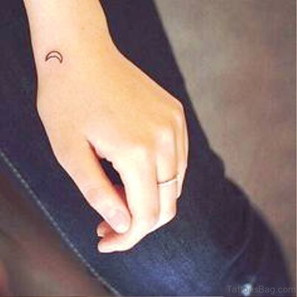 Moon Wrist Tattoo