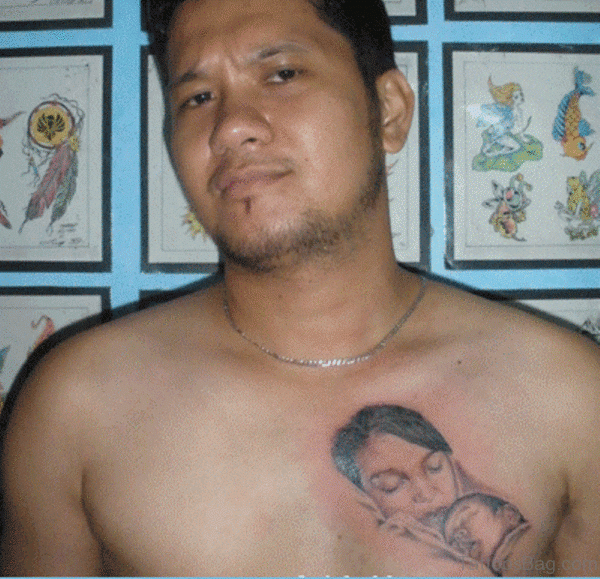 Mother Abd Portrait Tattoo