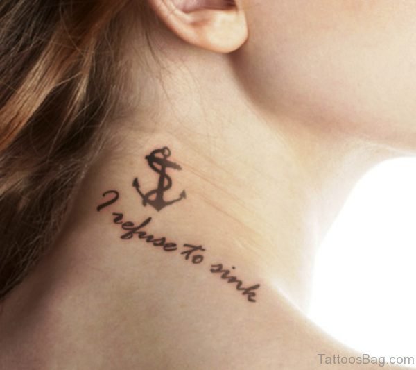 Motivational Anchor Tattoo