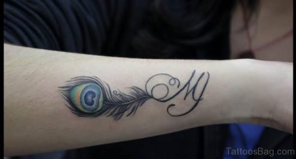 My Peacock Feather Wrist Tattoo