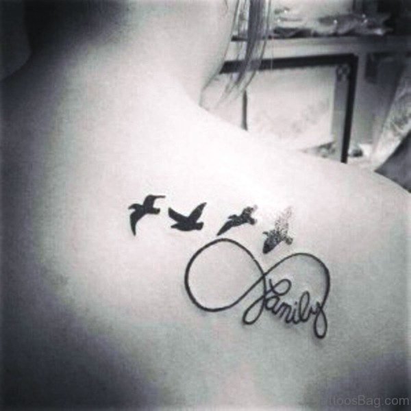 Nice Bird Tattoo On Shoulder