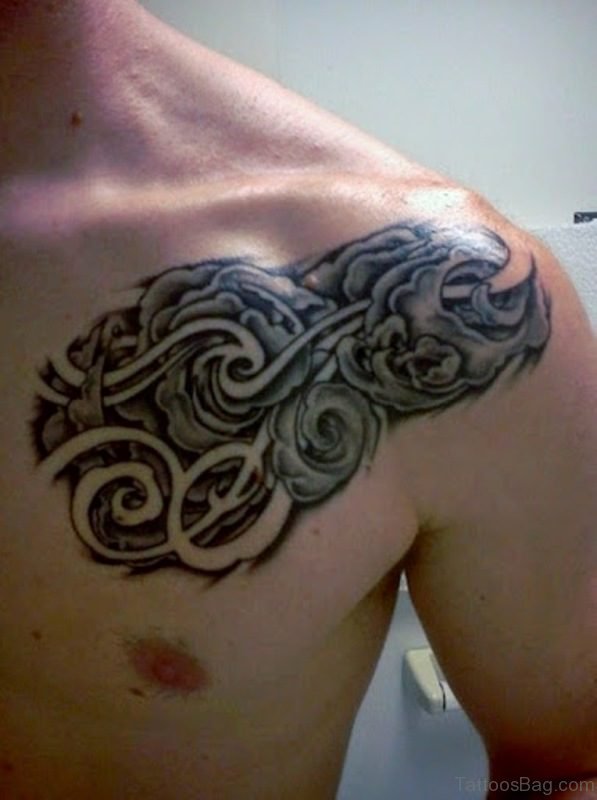 Nice Cloud Tattoo Design