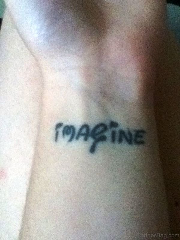 Nice Imagine Tattoo On Wrist