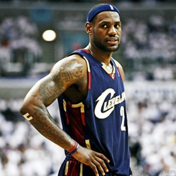 Nice James Shoulder Tattoo