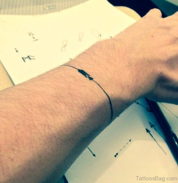 Nice Looking Arrow Tattoo