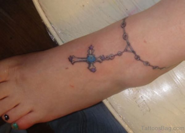 Nice Looking Cross Tattoo