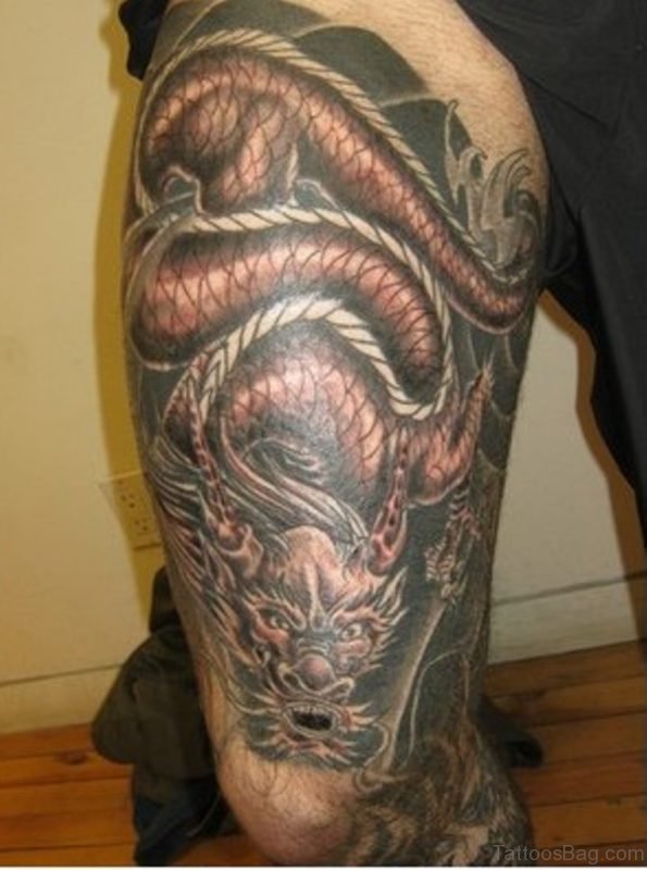 Nice Looking Dragon Tattoo