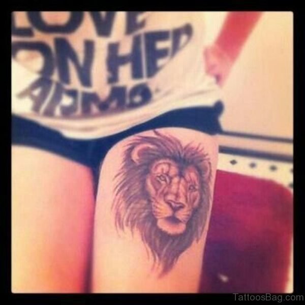 Nice Looking Lion Tattoo