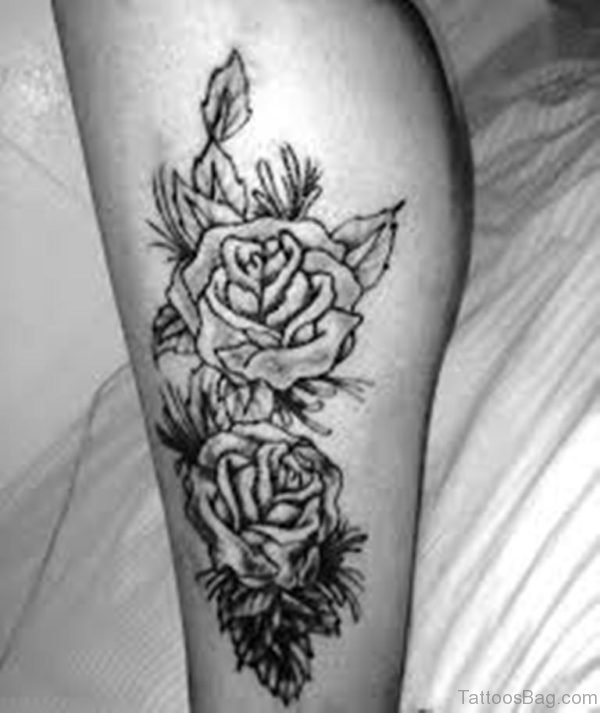 Nice Looking Rose Tattoo