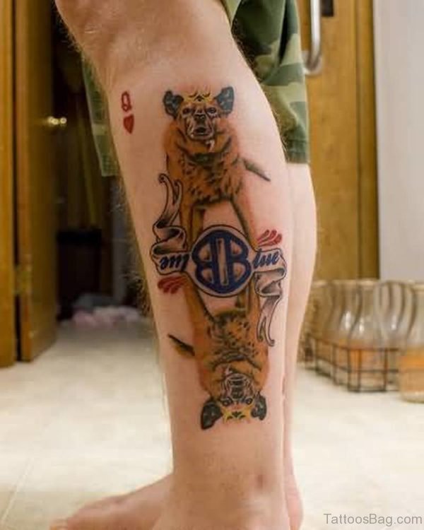 Nice Looking Wolf Tattoo