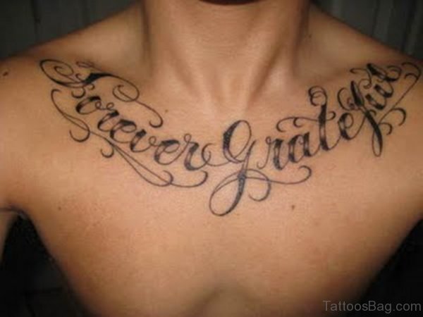 Nice Looking Wording Tattoo