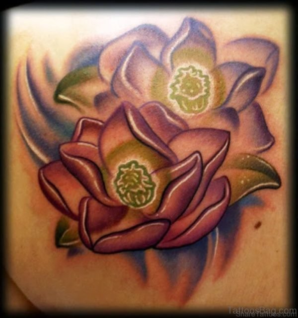 Nice Magnolia Tattoo