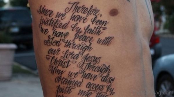 Nice Wording Tattoo Design