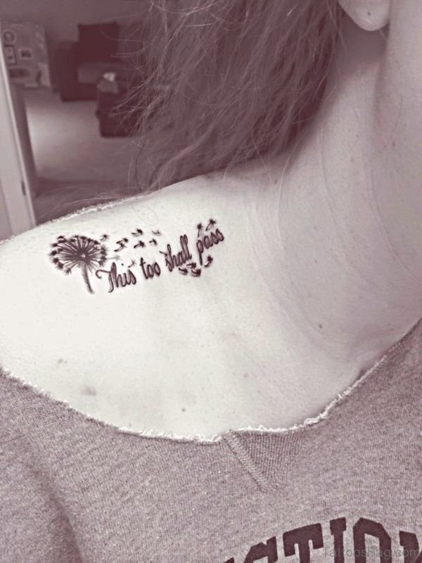 Outstanding Dandelion Tattoo Design