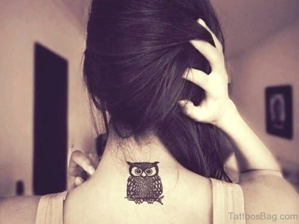 Owl Design Tattoo