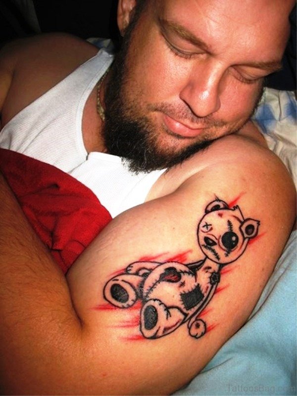 Panda Tattoo On Shoulder