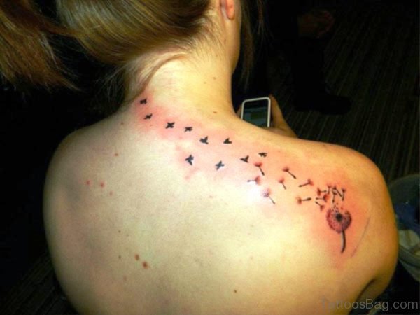 Phenomenal Dandelion Tattoo Design