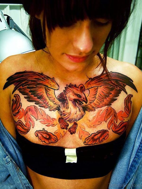 Phoenix Tattoo Design For Women