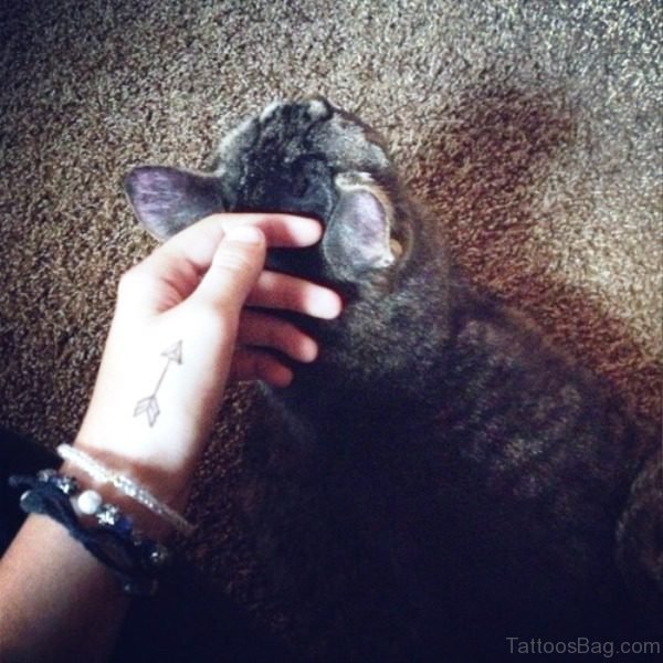 Picture Of Arrow Tattoo On Hand