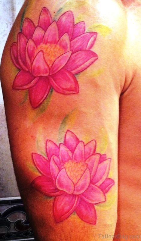 Pink Lotus Tattoo
