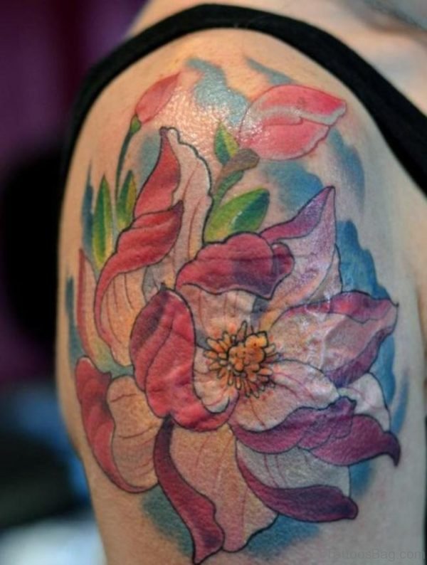 Pink Magnolia Tattoo 