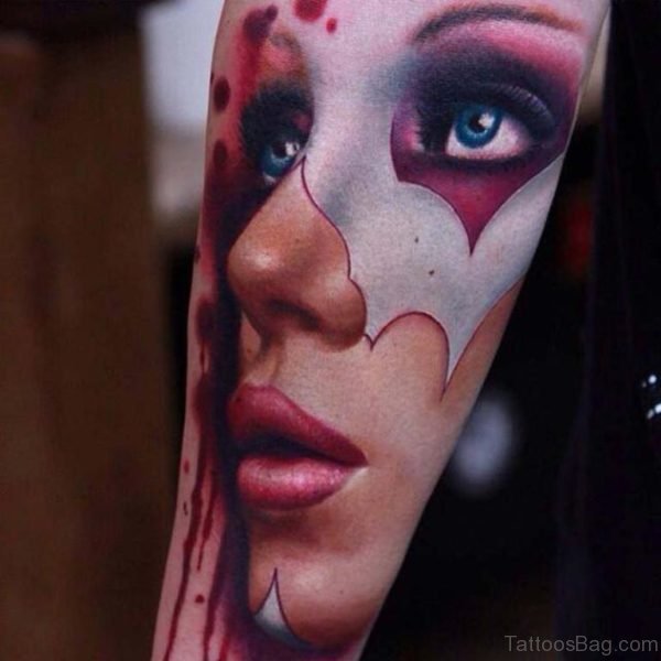 Portrait Tattoo On Arm