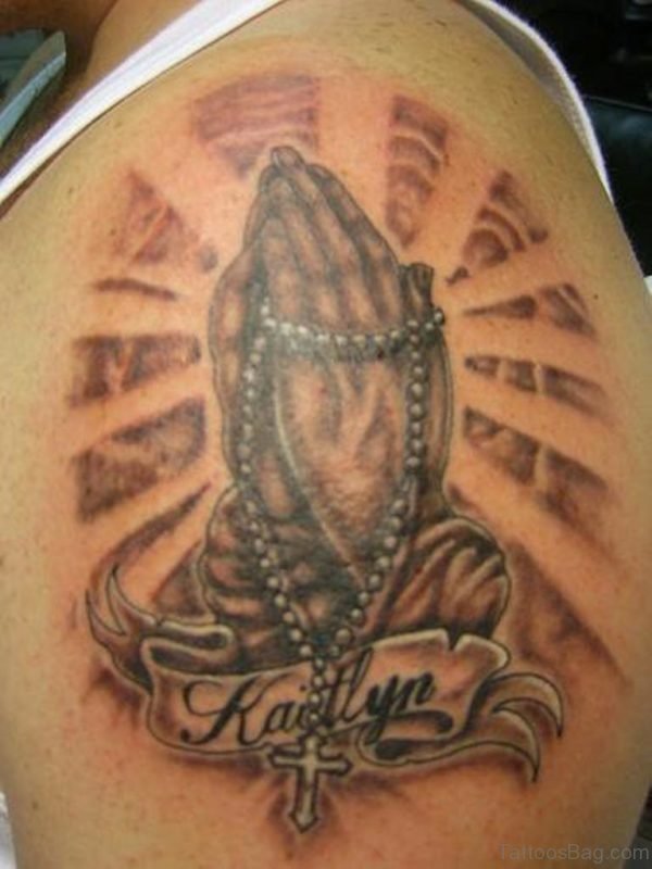 Praying Hands Tattoo 