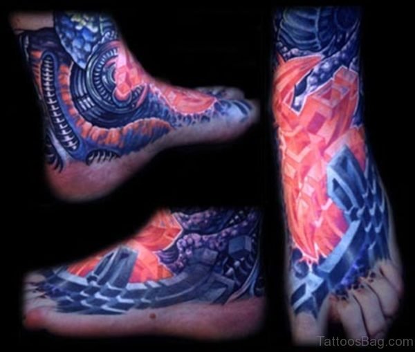 Pretty Biomechanical Tattoo