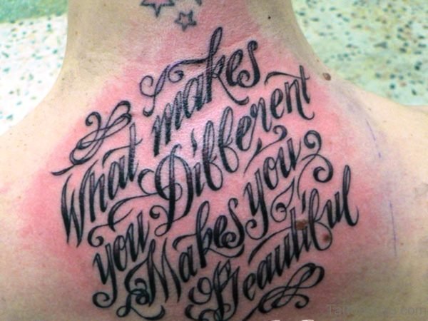 Pretty Lettering Tattoo